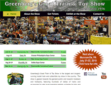 Tablet Screenshot of greenbergshows.com